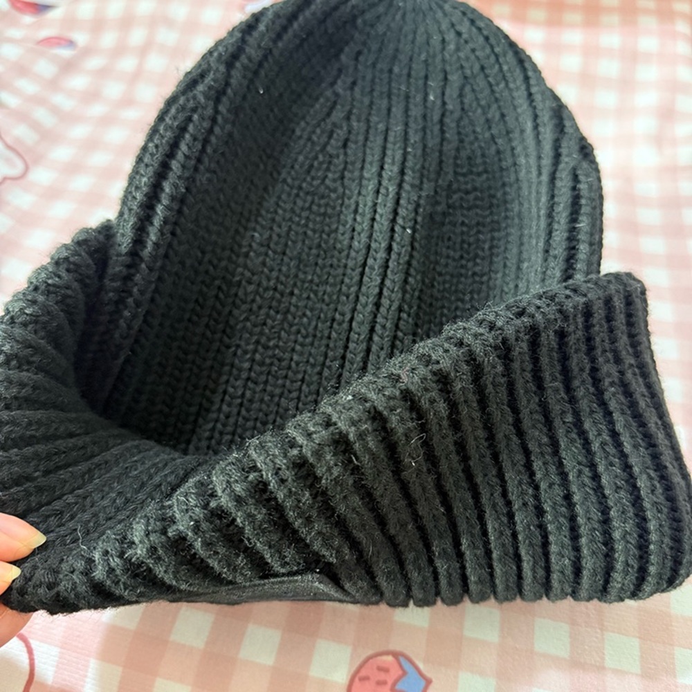 Acne Studios Knit Beanie Grey - Picture 5 of 5